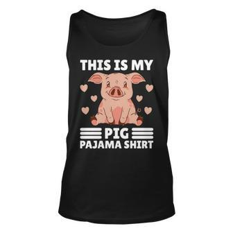 My Pig Pajama Pig Cute Pig Stuff Tank Top | Mazezy