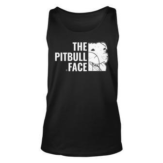 Pitbull Love The Pitbull Face Dog Pet Animal Lover Tank Top | Mazezy