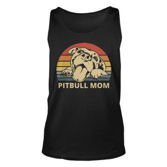 Pitbull Mom With Cute Pitty Face Pitbull Mom Tank Top | Mazezy