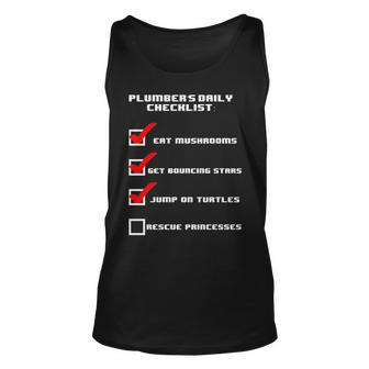 Plumber's Daily Check Lis Tank Top | Mazezy