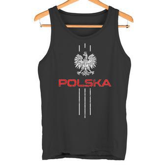 Poland Polska Polski Eagle Kurwa Meme Warsaw City Tank Top - Geschenkecke