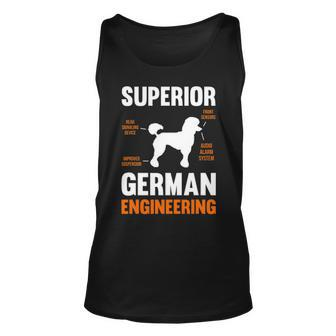 Poodle Dog Superior German Engineering Tank Top | Mazezy