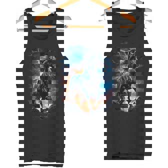 Precioso Caballo Con Cielo Relámpago Caballo Camiseta sin mangas - Regaloses