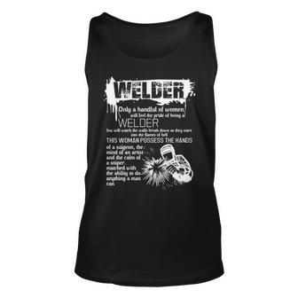The Pride Of Being A Welder Tank Top | Mazezy