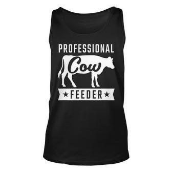 Professional Cow Feeder For Cow Loving Farmers Cute Tank Top | Mazezy