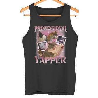 Professionelle Yapper Meme Cat Tank Top - Geschenkecke