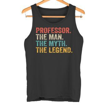 Professor Man Myth Legend Professoratertag Tank Top - Seseable
