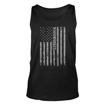 Proud Woodworking American Flag Tank Top | Mazezy