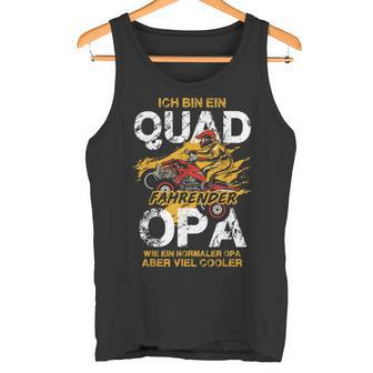 Quad Driving Grandpa Atv Opi Cool Grandad Quad Biker Tank Top - Geschenkecke