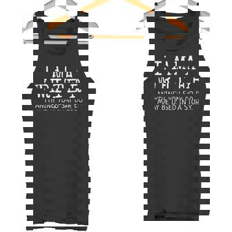 Regalo Divertido Para Escritor Con Texto En Inglés I Am A Writer Camiseta sin mangas - Regaloses