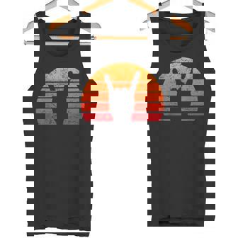 Rétro Avec Motif De Soleil Style Punk Rockeur Pour Festival Débardeur e - Cadeauxyz