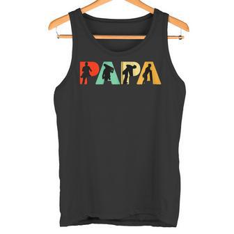 Retro-Dachdecker-Papa Stolzes Dachdecker-Papa-Geschenk Kapuzenjacke Tank Top - Geschenkecke