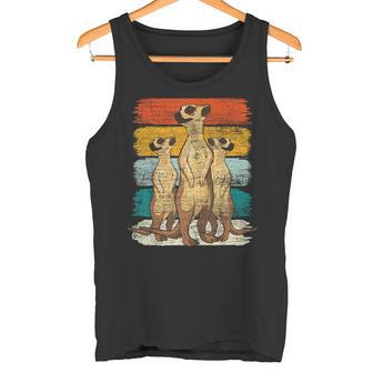 Retro Meerkat Tank Top - Geschenkecke