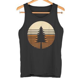 Retro Minimalistische Kieferintage Grafik Tank Top - Geschenkecke