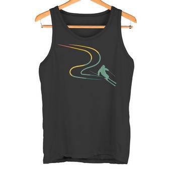 Retro For Skiing Alps Snow Snow Spurs Tank Top - Geschenkecke