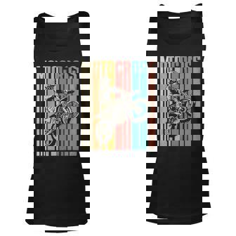 Retro Vintage Dirt Bike Mx Bike Rider Motocross Tank Top | Mazezy