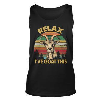 Retro Vintage Relax I've Goat This Goat Tank Top | Mazezy