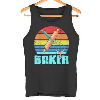 Retrointage Baker Awesome Baker s Geschenk Tank Top - Seseable