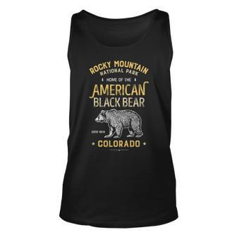 Rocky Mountain National Park Vintage Colorado Bear Tank Top | Mazezy