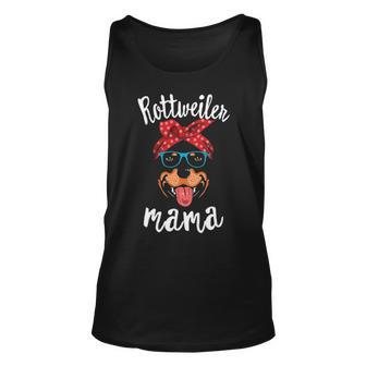 Rottweiler Mama Puppy Mom Dog Mama Lover Tank Top | Mazezy