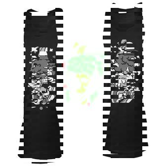 Running Broccoli Cartoon Character Tank Top | Mazezy