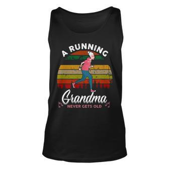 A Running Grandma Never Gets Old Tank Top | Mazezy