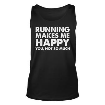 Running Makes Me Happy Tank Top | Mazezy
