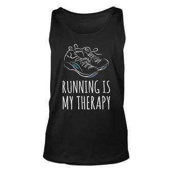 Running Is My Therapy Tank Top | Mazezy