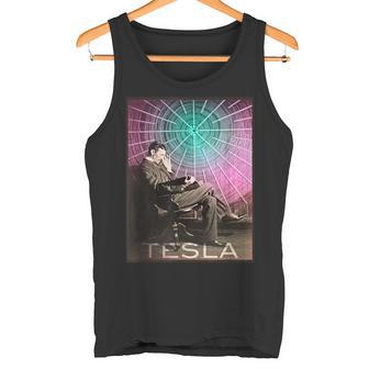 S De Ciencia Inspiradora De Electricidad Ac De Nikola Tesla Camiseta sin mangas - Regaloses