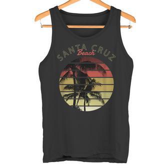 Santa Cruz Ca California Surfer 70S 80S Retro Tank Top - Geschenkecke