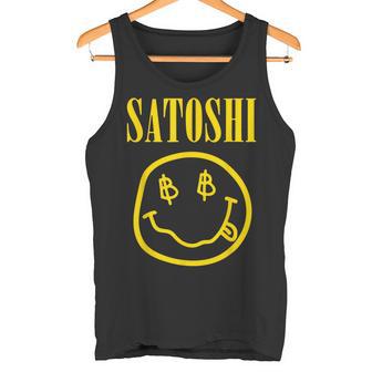 Satoshi Nakamoto Gelbes Lächeln Tank Top - Geschenkecke