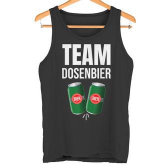 Saufn Saufnn Junggesellenabschied Frau Mann Team Dosenbier Tank Top - Geschenkecke