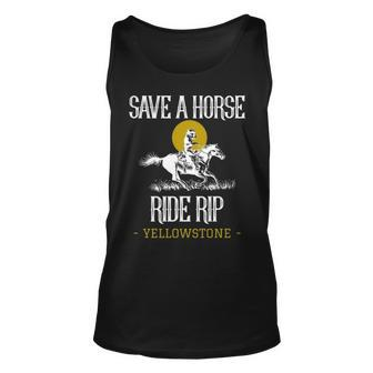 Save A Horse Ride Rip Yellowstone Montana Tank Top | Mazezy AU