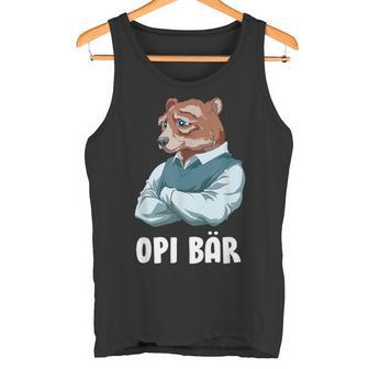 Schlauer Opi Bär Frisch Gebakener Opa German Tank Top - Geschenkecke