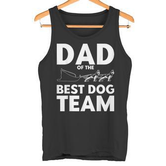 Schlittenhunderennen Papa Bestes Hundeteam Hundeschlitten Tank Top - Geschenkecke