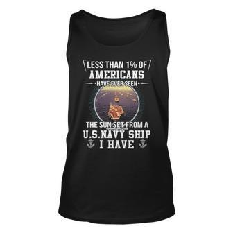 Seen The Sunset From A Us Navy Ship Tank Top | Mazezy CA