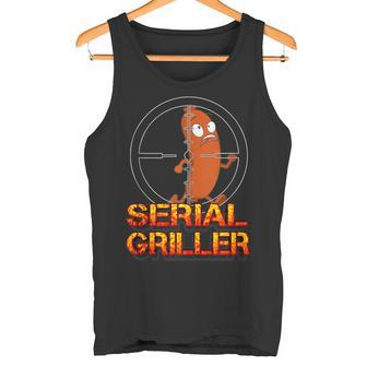 Serial Griller Grillenatertag Grill Herrentag Papa Tank Top - Geschenkecke