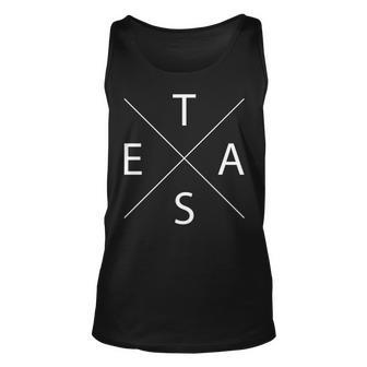 Simple Texas With Big X Pride Of Texas Comfy Tank Top | Mazezy