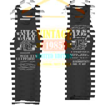Sintage De 1985 Para Hombre Retro Divertidas Cumpleaños De 1985 Camiseta sin mangas - Regaloses