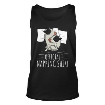 Sleeping Cow Farmer Official Napping Cows Tank Top | Mazezy
