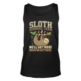 Sloth Running Team Sloth Tank Top | Mazezy DE