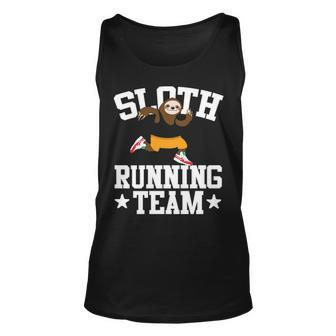 Sloth Running Team Running Tank Top | Mazezy