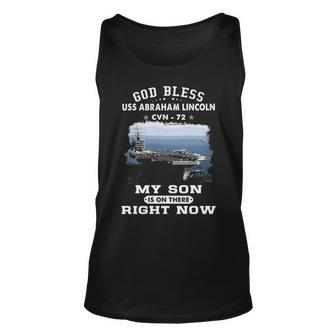 My Son Is Uss Abraham Lincoln Cvn Tank Top | Mazezy