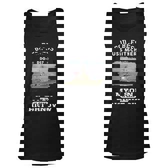My Son Is Uss Mitscher Ddg Tank Top | Mazezy