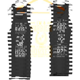 Soy Un Herrador Sí Huele A Caballos Herrador Camiseta sin mangas - Regaloses