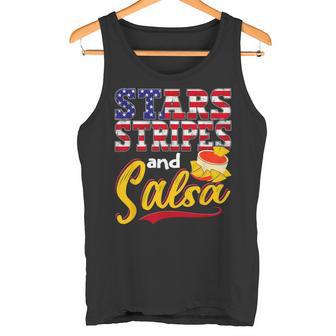 Sterne Streifen Und Salsa Mexiko Us Mexikanisch Amerikanisch Tank Top - Seseable