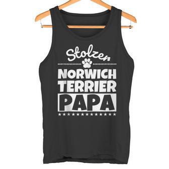 Stolzer Norwich Terrier Papa Tank Top - Geschenkecke