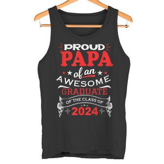 Stolzer Papa Einer Tollen Graduate Class Of 2024 Tank Top - Geschenkecke