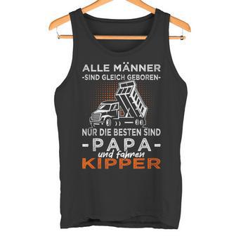 Straßenbauer Echte Männer & Papa Fahren S Tank Top - Geschenkecke