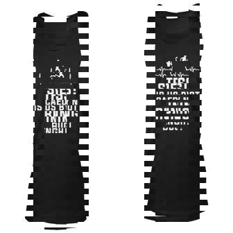 Stress Is Caused By Not Running Enough Tank Top | Mazezy